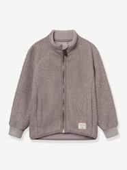 Teddy fleece jacket with zip for children MATCEDRIC MINI A TURE Girls-Teddy fleece jacket with zip for children MATCEDRIC MINI A TURE