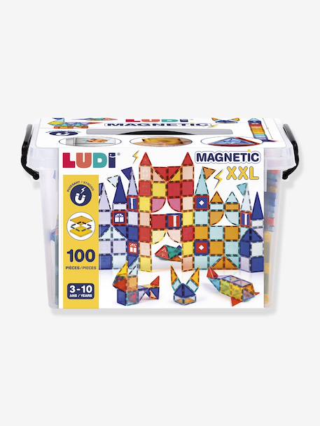 Set of XXL Magnetic Construction Games, LUDI multicoloured 
