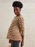 Crossover Top, Maternity & Nursing Special olive+Red Stripes+White Stripes 