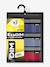 Pack of 3 Ecodim boys' boxers blue+red 