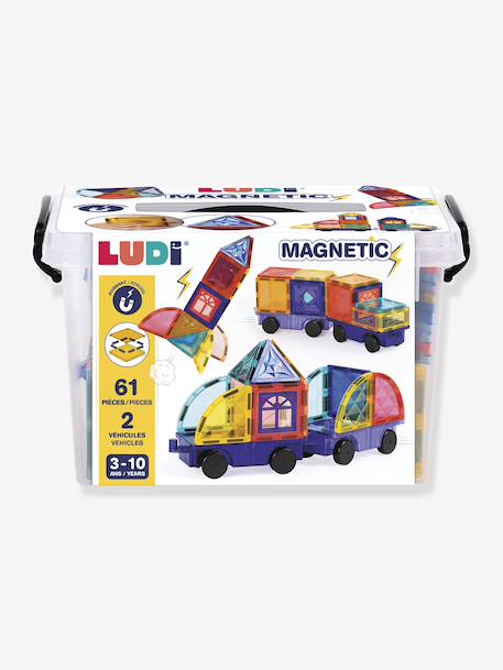 Magnetic Vehicle Construction Game, LUDI multicoloured 