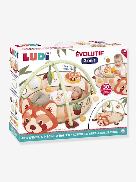 Panda Play Area & Ball Pit, LUDI multicoloured 