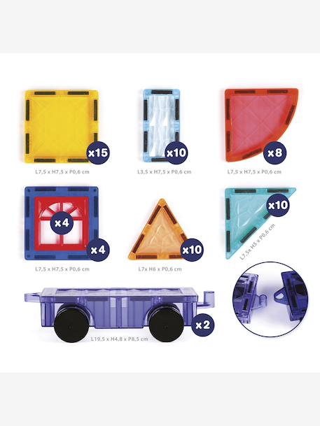 Magnetic Vehicle Construction Game, LUDI multicoloured 