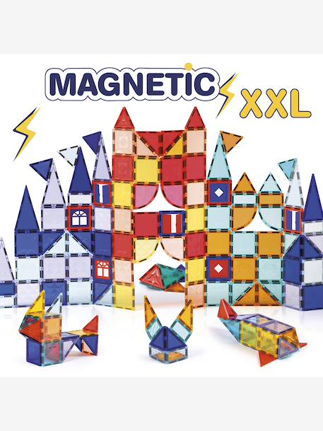 Set of XXL Magnetic Construction Games, LUDI multicoloured 