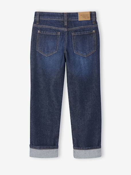 Straight Leg Jeans with Turn-Ups for Boys brut denim+stone 