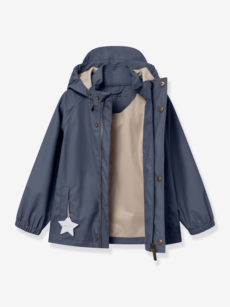 Children's rain jacket and trouser set MATREINAR MINI A TURE deep blue+green 