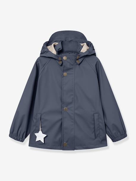 Children's rain jacket and trouser set MATREINAR MINI A TURE deep blue+green 