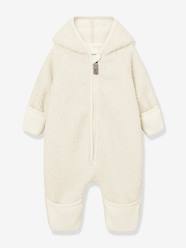 -Pramsuit in teddy fleece MATADEL for babies by MINI A TURE