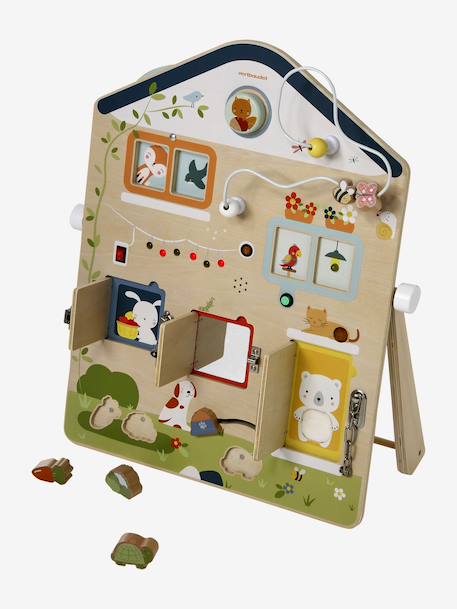 Sound & Light Activity Board in FSC® Wood wood 