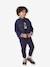 PETIT BATEAU reversible two-tone sleeveless lightweight jacket for children navy blue 