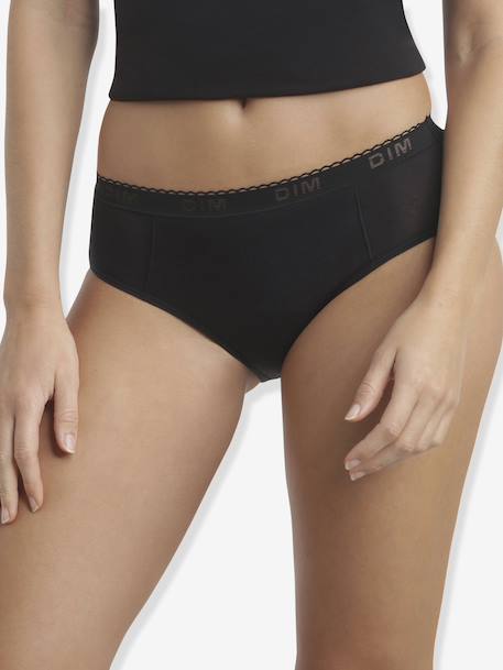 Girls' organic cotton period briefs My Protect Black medium flow black 