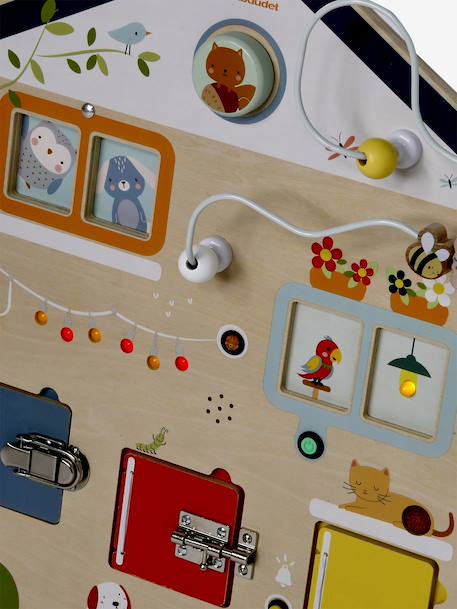 Sound & Light Activity Board in FSC® Wood wood 