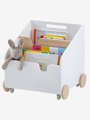 Bedroom Furniture & Storage-Storage-Bookcase on Wheels, LIGNE SCHOOL