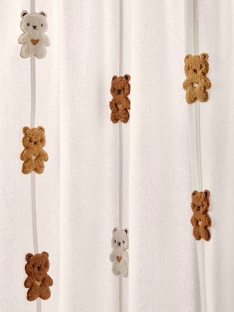 Dimout curtain with OURSON garland beige 