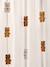 Dimout curtain with OURSON garland beige 