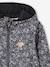 Sports Sweatshirt with Flower Print in Techno Fabric for Girls anthracite+ecru+printed green 