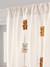 Dimout curtain with OURSON garland beige 