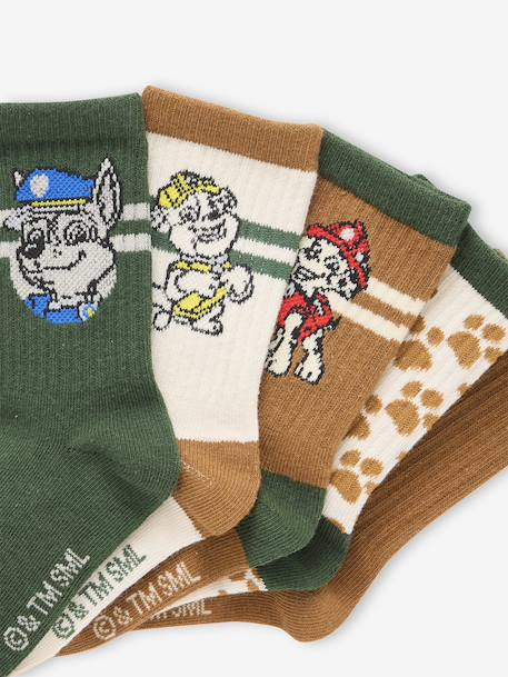 Pack of 5 pairs of PAT PATROUILLE® ankle socks camel 