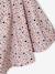Floral Print Hooded Rain Poncho for Girls, LILIBETH pale pink+rose 