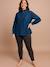 Zebra print leggings for women, ENVIE DE FRAISE mother-daughter capsule collection chocolate 