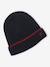 Ribbed Knit Beanie for Girls, JONEN navy blue 