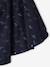 Hooded Rain Poncho with Dinosaur Print for Boys indigo+khaki 