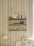 Metal Wall Shelf green+rose 