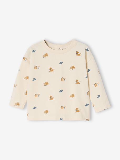 Velvet dungaree set + T-shirt for babies caramel 