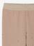 Fleece-Lined Leggings with Shiny Star Print for Girls mocha 