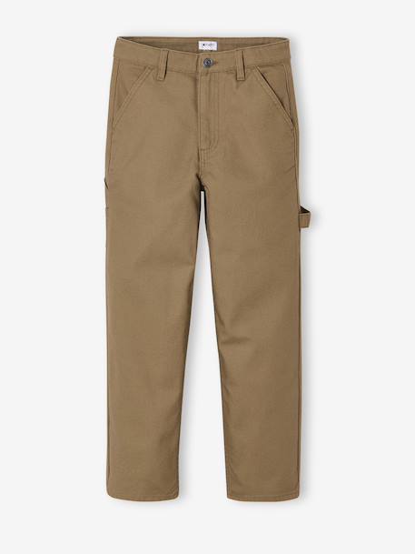 Loose Canvas Trousers JONEN cappuccino 