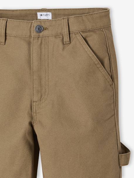 Loose Canvas Trousers JONEN cappuccino 