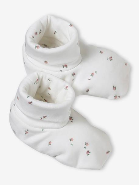 Beanie, Mittens, Scarf & Booties Set for Babies rose 