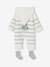 Knitted Jumpsuit + Socks Set for Newborns sage green 