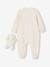 Velvet sleepsuit and comforter set ecru 