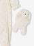 Velvet sleepsuit and comforter set ecru 