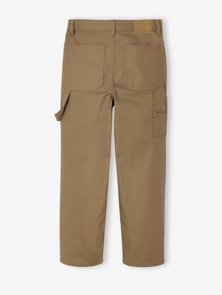 Loose Canvas Trousers JONEN cappuccino 