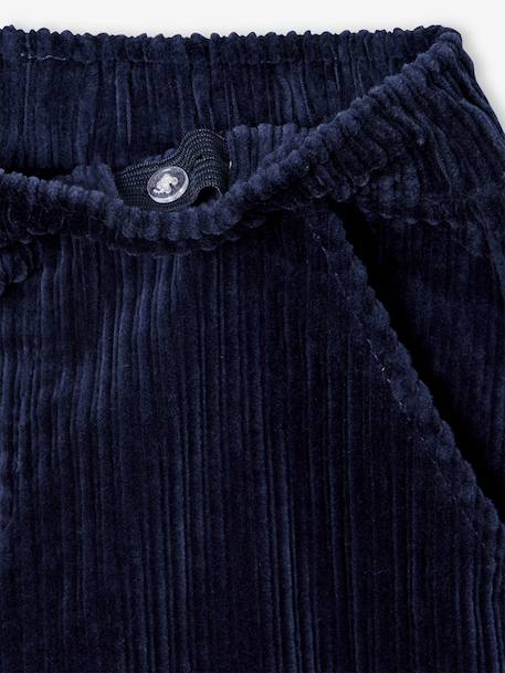 Corduroy Trousers, Easy to Slip On, for Boys beige+navy blue+slate blue 