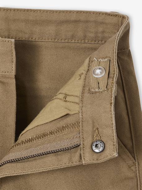 Loose Canvas Trousers JONEN cappuccino 