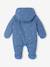 Denim Pramsuit with All-Over Print, for Newborns stone 