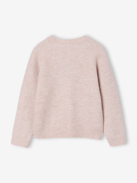 Christmas Jumper with Sparkly Shooting Star rosy 