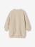 Girl's sherpa dress with embroidered detail vanilla 