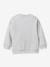Sweatshirt with Liberty fabric letters in organic cotton for babies by CYRILLUS beige 