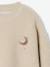 Girl's sherpa dress with embroidered detail vanilla 