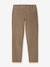 Boys' velvet chino trousers CYRILLUS green 