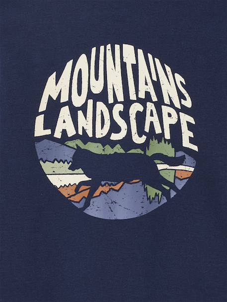 Pack of 3 Long Sleeve T-Shirts for Boys navy blue 