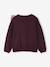 Sequinned Bow Sweatshirt for Girls plum 