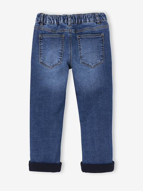 Lined Denim Jeans for Boys stone 