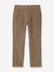 Boys' velvet chino trousers CYRILLUS green 