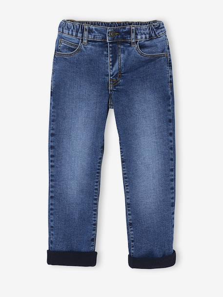 Lined Denim Jeans for Boys stone 