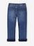 Fleece-Lined Denim Jeans for Boys stone 